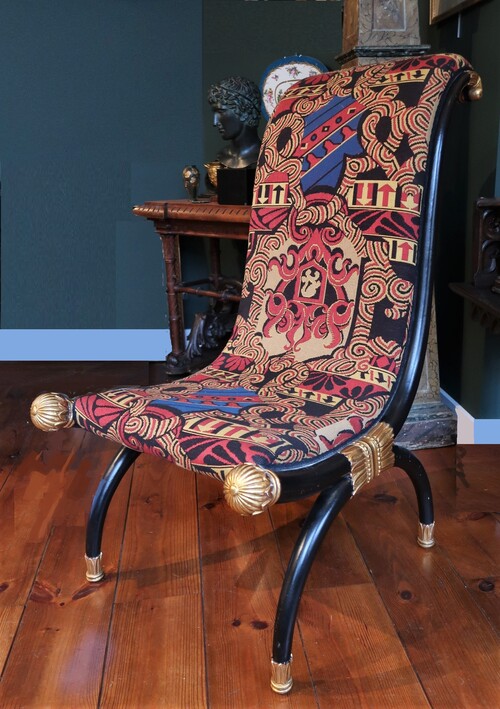 Directoir-inspired armchair