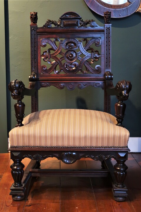 Pair of large Portuguese armchairs