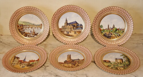 Vermeiren-Coché Manufacture : Plates with Belgian Views