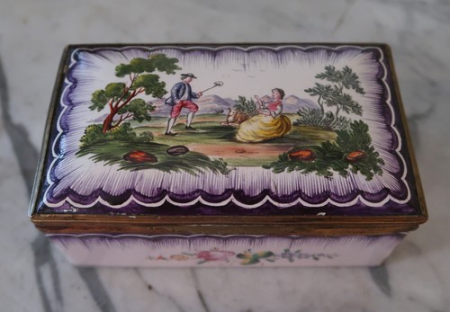 18th century taste earthenware box