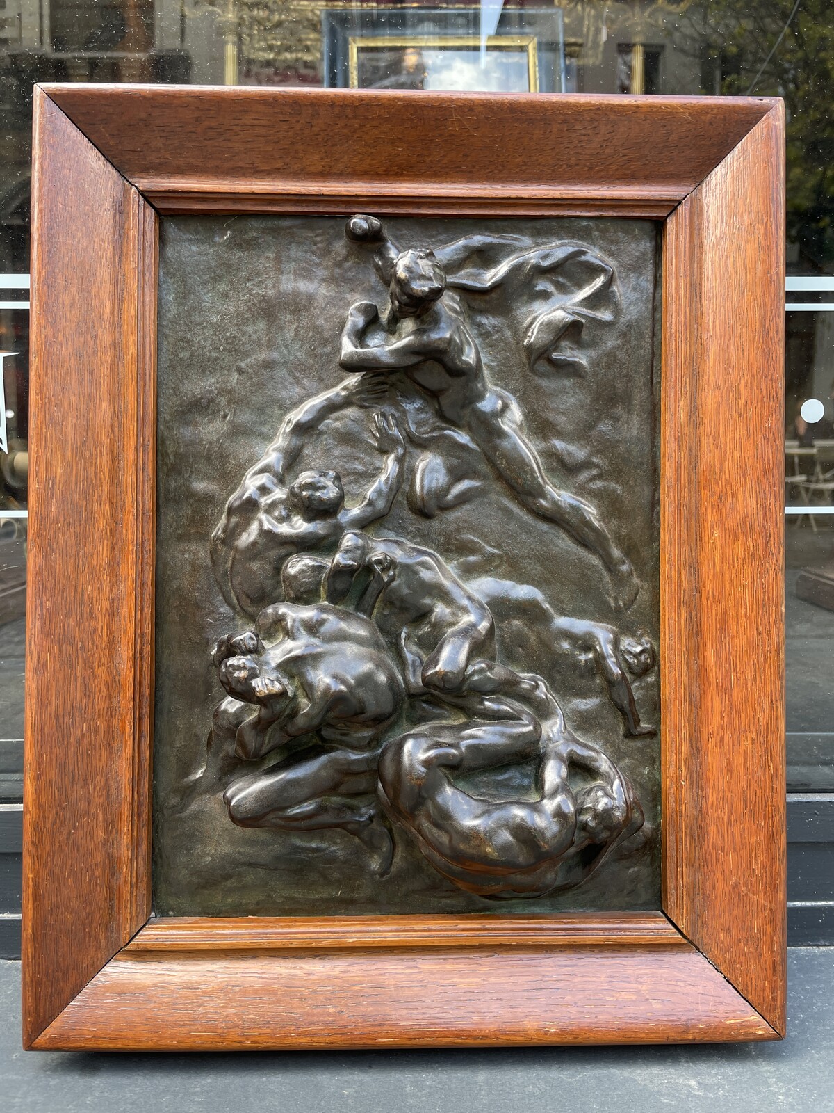 Aimé-Jules DALOU (1838-1902), les châtiments. Bas relief