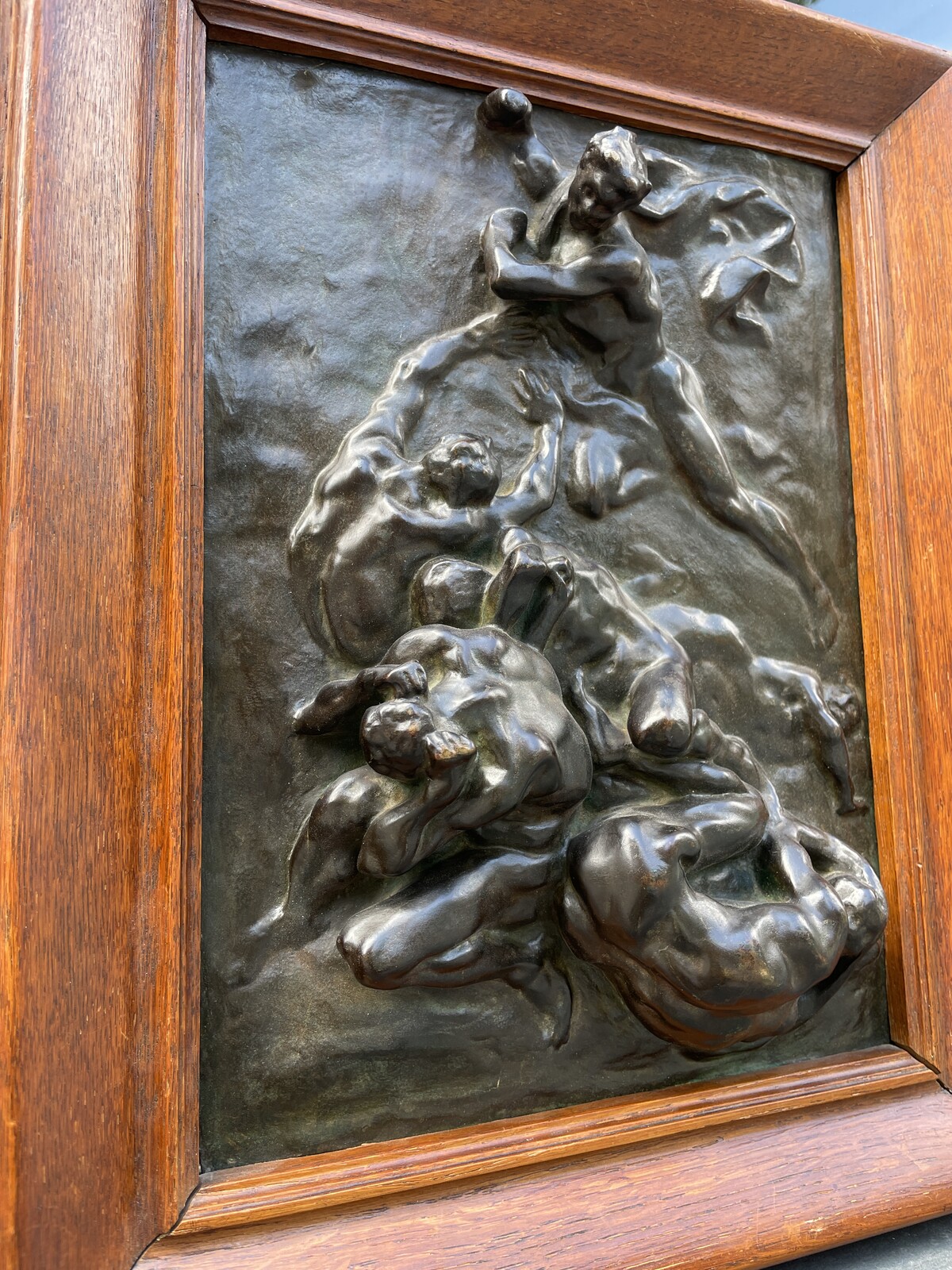 Aimé-Jules DALOU (1838-1902), les châtiments. Bas relief