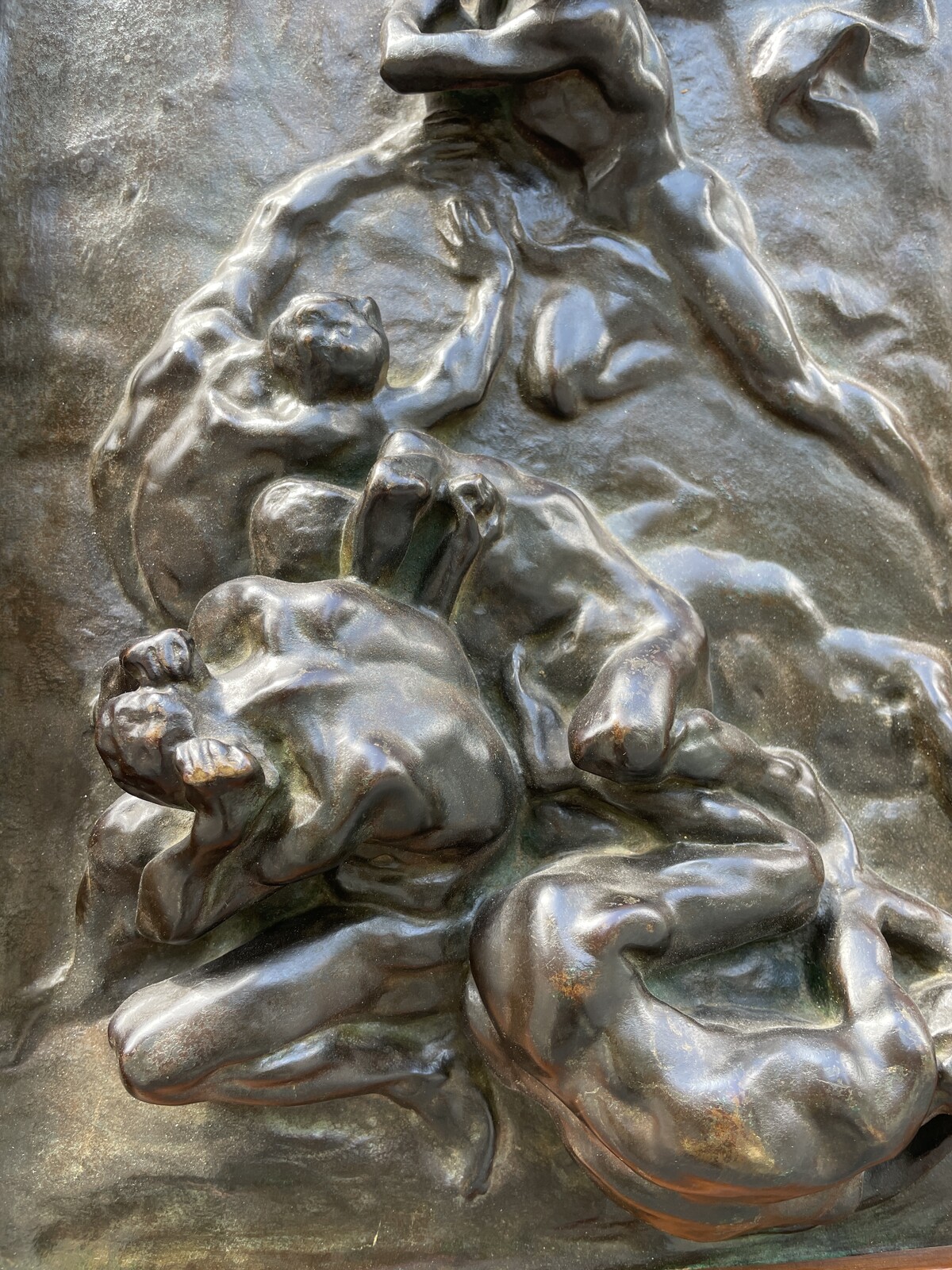 Aimé-Jules DALOU (1838-1902), les châtiments. Bas relief