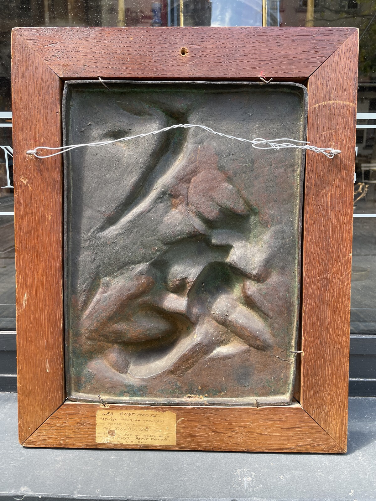 Aimé-Jules DALOU (1838-1902), les châtiments. Bas relief