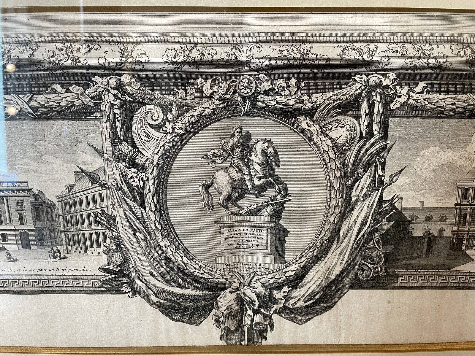 Allegory in homage to Louis XIII dated 1636