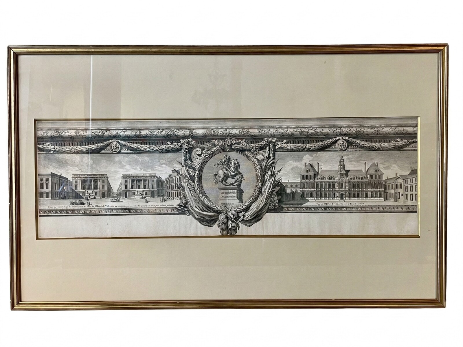 Allegory in homage to Louis XIII dated 1636