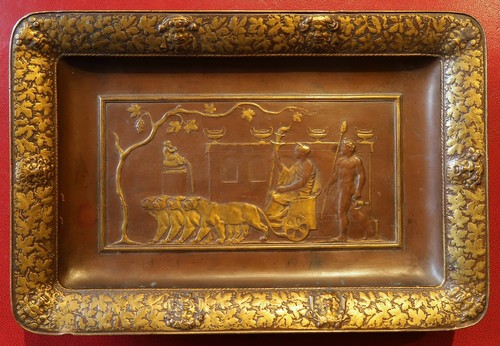 Bronze Coin Tray by Ferdinand Levillain for Barbedienne