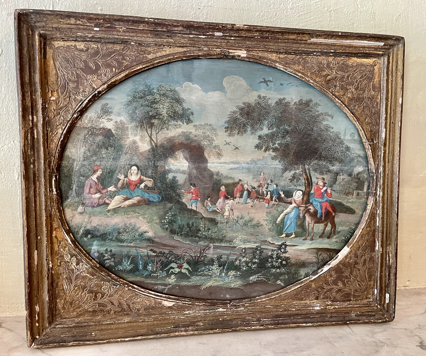 Country Celebration Scene