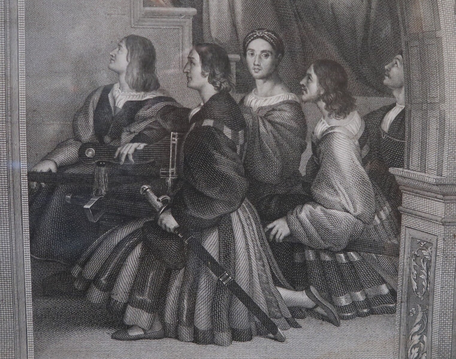 Four engraving after Rafaelo by Giovanni Volpato