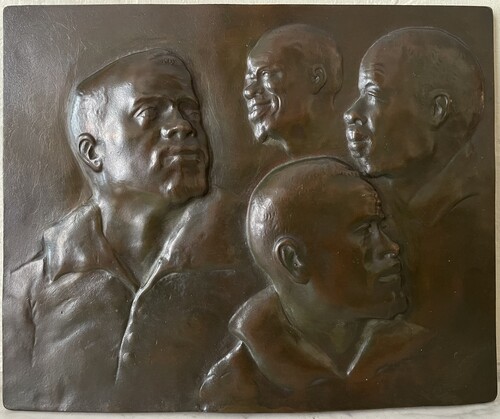 Four studies of the head of a Moor, after Rubens. Signed and dated 1915