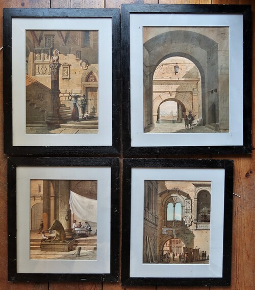 Four views of Tuscany