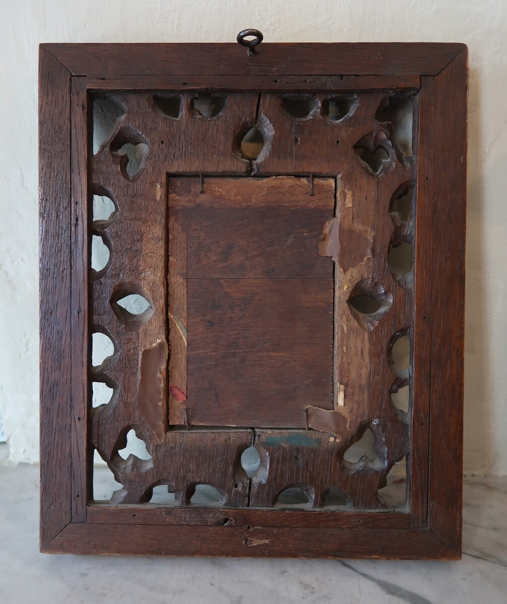 Frame with Christ on the cross