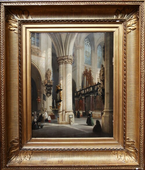 Hippolyte Sebron, Interior of the St James Church in Antwerp