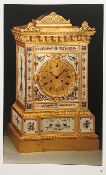 Impressive mantel clock by Sironval