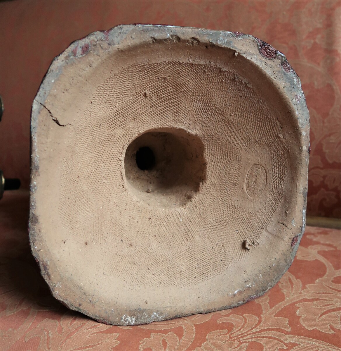 Large glazed ceramic ball