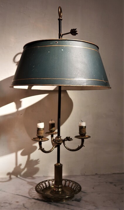 Louis XVI bouillotte lamp