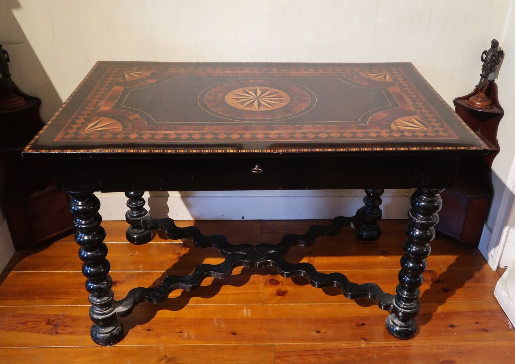 Marquetry table