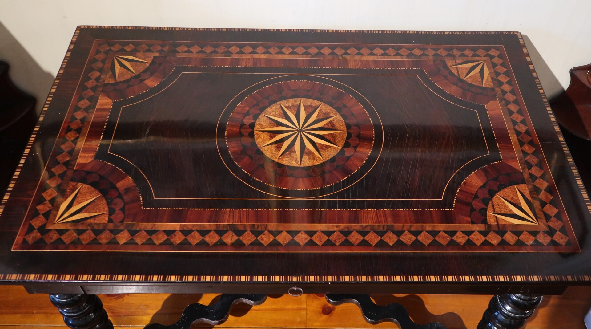 Marquetry table