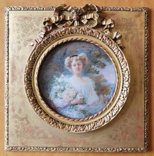 Miniature Portrait of a Lady