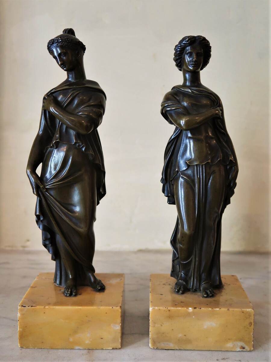 Pair of bronzes