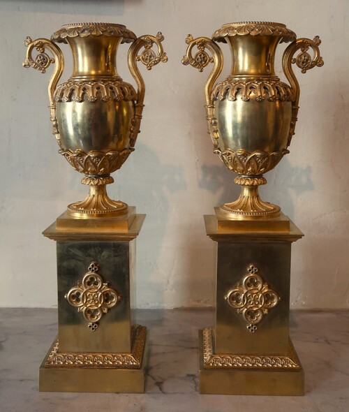 Pair of Charles X vases