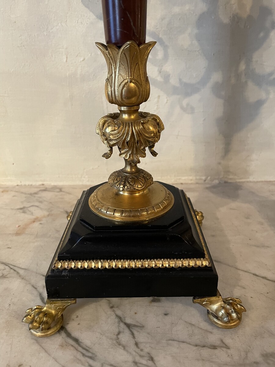 Pair of four arms candelabras