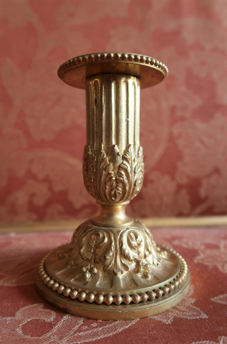 Pair of little Louis XVI style candelholders