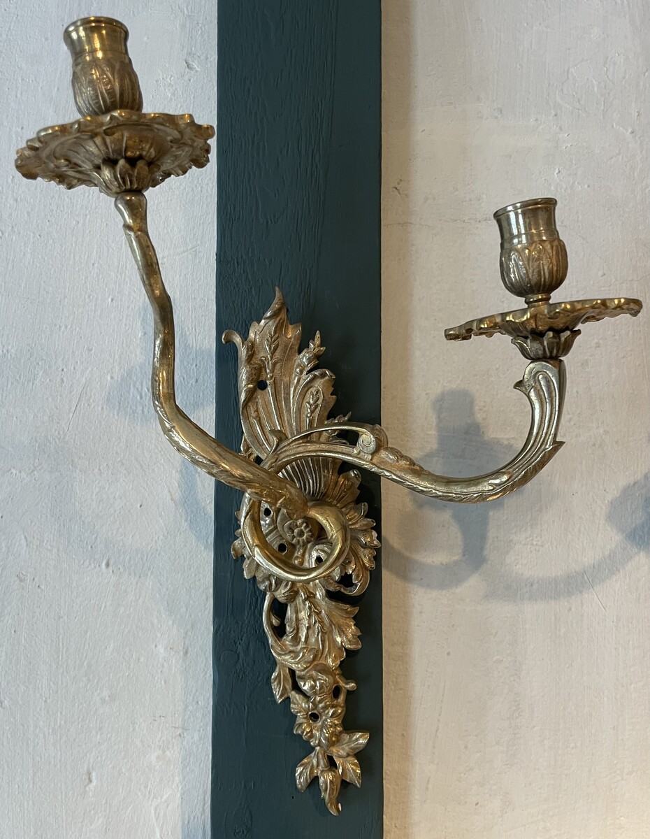 Pair of Louis XV style wall lights