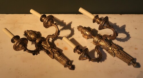 Pair of Louis XVI wall lights