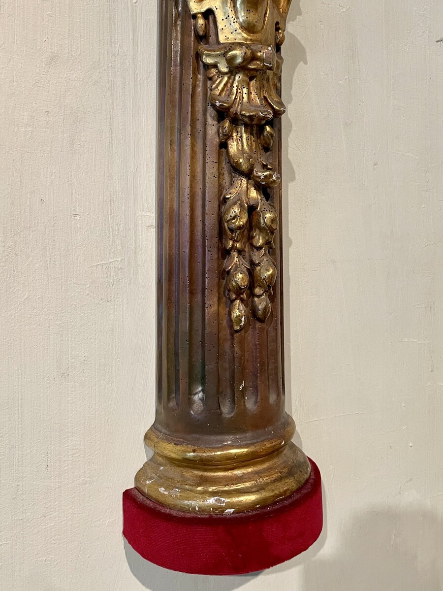 Pair of semi-columns, Neo-renaissance style