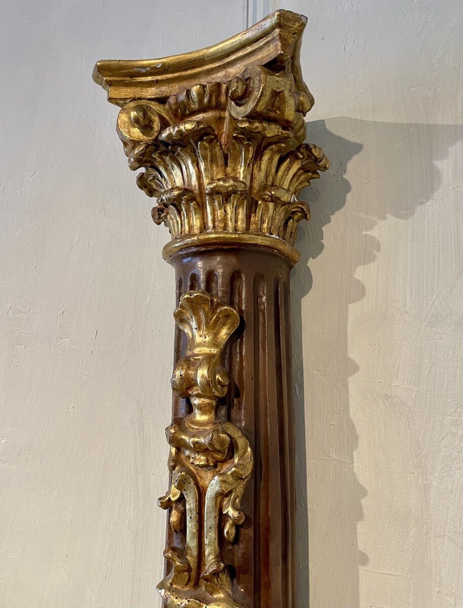 Pair of semi-columns, Neo-renaissance style