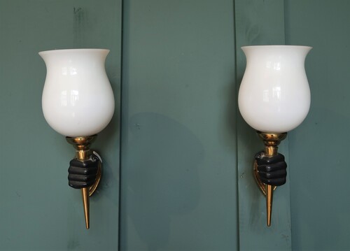 Pair of wall lights