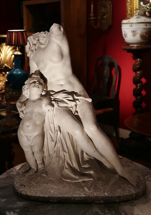 Plaster sculpture