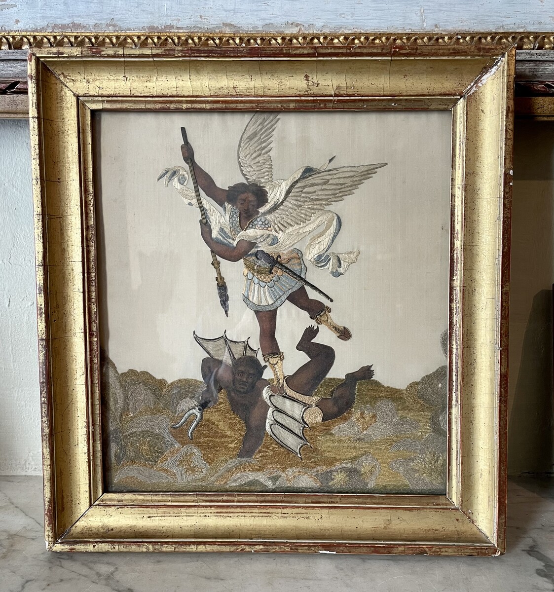 Saint-George slaying the demon