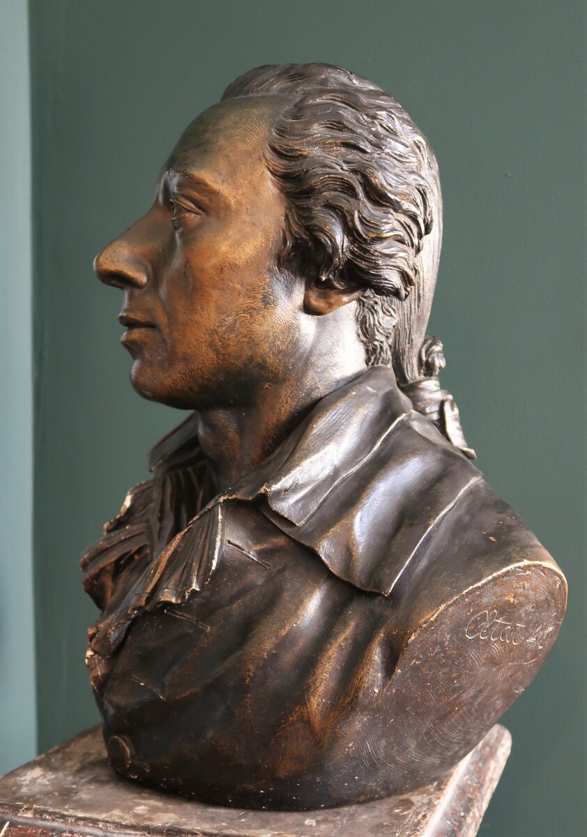 Terracota bust by François Joseph Leclercq, 1784