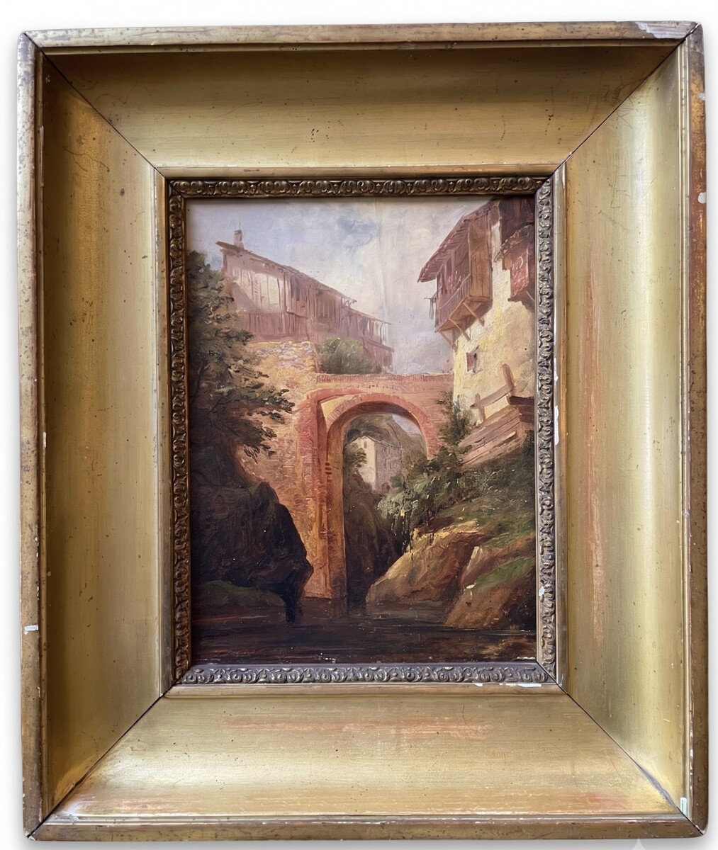 View of an architectural valley