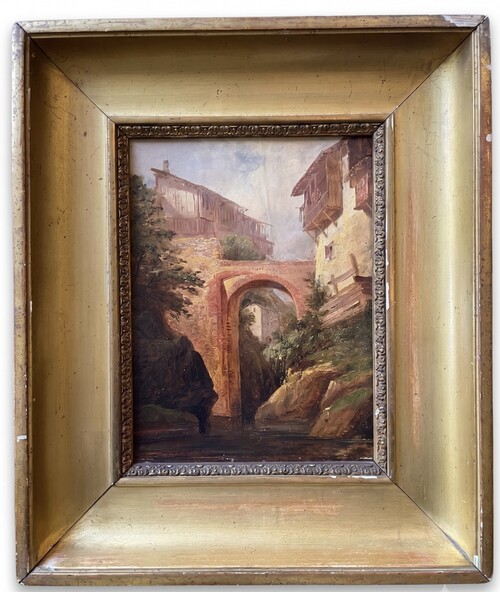 View of an architectural valley